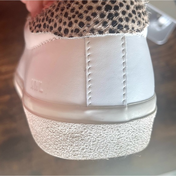 Madewell sidewalk Low-top sneaker in leather & Calf Hair Wave edition - Picture 10 of 14